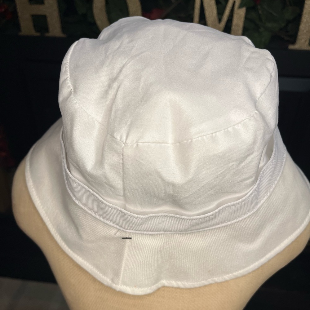 White Bucket Hat